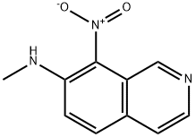 N-Methyl-8-nitro-7-isoquinolinamine Structure