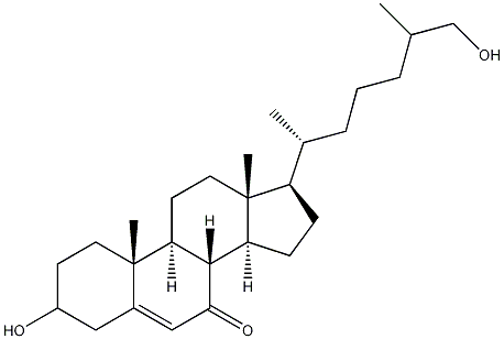 27-하이드록시-7-케토콜레스테롤 구조식 이미지