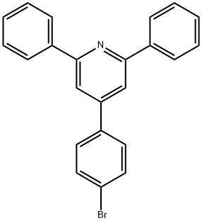 4-(4-브로모페닐)-2,6-디페닐피리딘 구조식 이미지