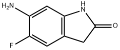6-amino-5-fluoroindolin-2-one Structure