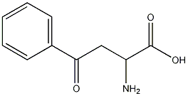 alpha-Amino-beta-benzoylpropionic acid Structure