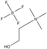 2-Hydroxy-N,N,N-trimethylethanaminium tetrafluoroborate Structure