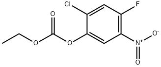 2-chloro-4-fluoro-5-nitrophenyl ethyl carbonate Structure