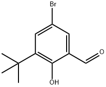 5-bromo-3-tert-butyl-2-hydroxybenzaldehyde 구조식 이미지
