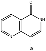 8-브로모-1,6-나프티리딘-5(6H)-온 구조식 이미지
