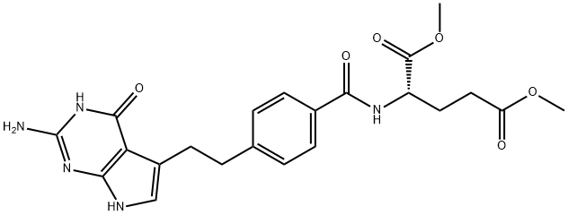 155405-81-5 N-[4-[2-(2-Amino-4,7-dihydro-4-oxo-3H-pyrrolo[2,3-d]pyrimidin-5-yl)ethyl]benzoyl]-L-glutamic acid 1,5-dimethyl ester