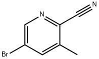 5-bromo-3-methylpicolinonitrile 구조식 이미지