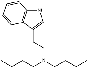 N,N-Dibutyltryptamine Structure