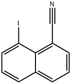 8-Iodonaphthalene-1-carbonitrile Structure