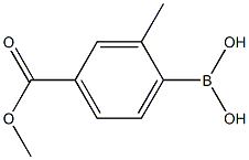 4-(Methoxycarbonyl)-2-methylphenylboronic acid Structure