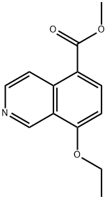 8-Ethoxyisoquinoline-5-carboxylic acid methyl ester Structure