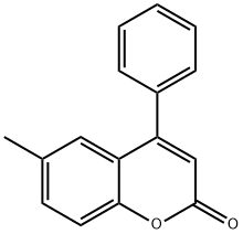 6-Methyl-4-phenylcoumarin Structure