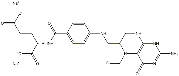 163254-40-8 N-[4-[[(2-Amino-5-formyl-1,4,5,6,7,8-hexahydro-4-oxo-6-pteridinyl)methyl]amino]benzoyl]-L-glutamic acid disodium salt