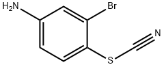 3-Bromo-4-thiocyanatoaniline Structure