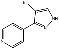 4-(4-bromo-1H-pyrazol-3-yl)pyridine Structure