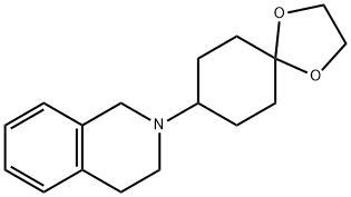 2-(1,4-dioxaspiro[4.5]decan-8-yl)-1,2,3,4-tetrahydroisoquinoline 구조식 이미지