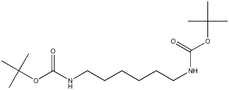 1,6-бис (трет-бутоксикарбониламино) гексан структурированное изображение
