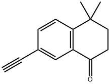 4,4-디메틸-7-에티닐-1-테트랄론 구조식 이미지
