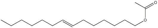 (E)-7-Tetradecenyl acetate Structure