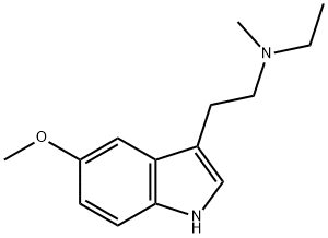 N-에틸-N-메틸-5-메톡시-트립타민 구조식 이미지