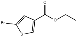 Ethyl 5-bromothiophene-3-carboxylate Structure