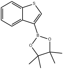 Benzo[b]thiophene-3-boronic acid pinacol ester, 95% 구조식 이미지