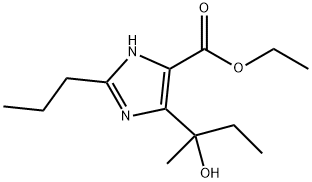 4-(1-Hydroxy-1-methylpropyl)-2-propyl-1H-Imidazole-5-carboxylic acidethylester 구조식 이미지