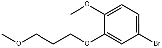 4-Bromo-1-methoxy-2-(3-methoxy-propoxy)-benzene 구조식 이미지