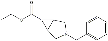 exo-3-Benzyl-3-azabicyclo[3.1.0]hexane-6-carboxylic acid ethyl ester Structure