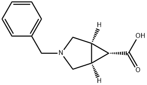 exo-3-Benzyl-3-azabicyclo[3.1.0]hexane-6-carboxylic acid 구조식 이미지