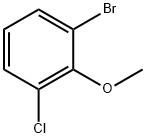 1-Bromo-3-chloro-2-methoxybenzene Structure