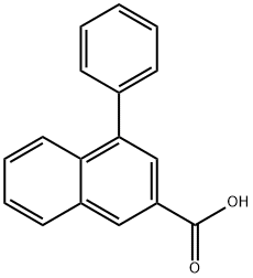 4-Phenylnaphthalene-2-carboxylic acid Structure
