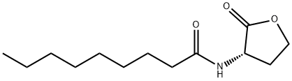 N-[(3S)-TETRAHYDRO-2-OXO-3-FURANYL]-NONANAMIDE Structure