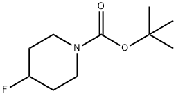 tert-butyl 4-fluoropiperidine-1-carboxylate Structure