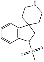 1-(methylsulfonyl)spiro[indoline-3,4'-piperidine] Structure