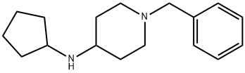 1-benzyl-N-cyclopentylpiperidin-4-amine Structure