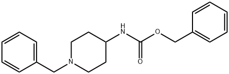 1-Benzyl-4-benzyloxycarbonylaminopiperidine Structure