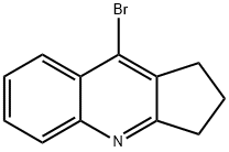 1H-사이클로펜타[b]퀴놀린,9-브로모-2,3-디하이드로- 구조식 이미지