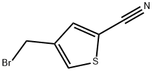 4-Bromomethyl-thiophene-2-carbonitrile Structure
