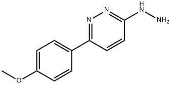 3-(p-Anisyl)-6-hydrazinopyridazine Structure