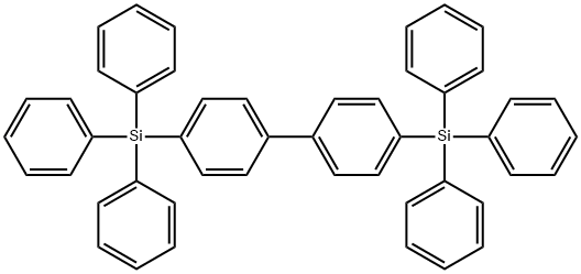 4,4'-Bis(triphenylsilyl)-1,1'-biphenyl Structure