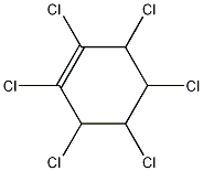 Cyclohexene, 1,2,3,4,5,6-hexachloro- 구조식 이미지