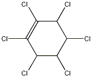 Cyclohexene, 1,2,3,4,5,6-hexachloro- Structure