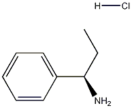 (R)-(+)-1-Amino-1-phenylpropaneHCl Structure