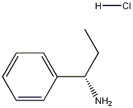 (S)-(-)-1-Amino-1-phenylpropaneHCl Structure