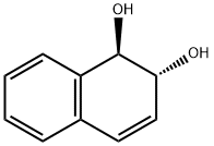 1,2-나프탈렌디올,1,2-디하이드로-,(1R,2R)-(-)- 구조식 이미지