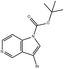 1-Boc-3-bromo-5-azaindole Structure