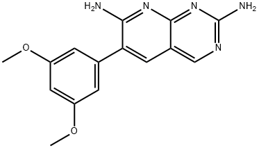 6-(3,5-Dimethoxyphenyl)pyrido[2,3-d]pyrimidine-2,7-diamine Structure