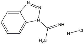 1H-Benzotriazole-1-carboxamidine Hydrochloride Structure