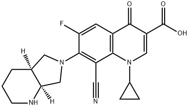 Pradofloxacin 구조식 이미지